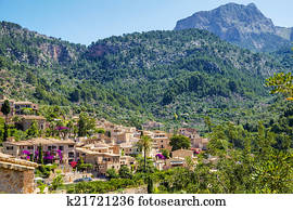 Fornalutx village on Majorca