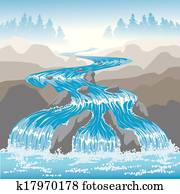 rasen, fluss rasen, fluss