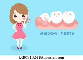 woman with wisdom teeth woman with wisdom teeth