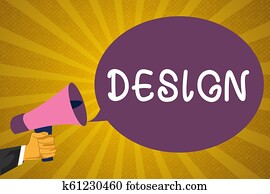 Writing note showing Design. Business photo showcasing plan drawing produced to show look function or workings of building Writing note showing Design. Business photo showcasing plan drawing produced to show look function or workings of building
