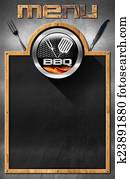 Blackboard for Barbecue Menu Blackboard for Barbecue Menu