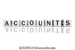 dados, blanco, cuentas