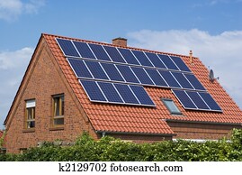 Environment friendly, solar panels. Environment friendly, solar panels.