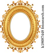 gold frame gold frame