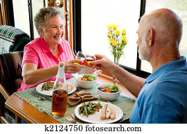 RV Seniors - Romantic Dinner RV Seniors - Romantic Dinner