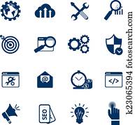 SEO internet marketing set SEO internet marketing set