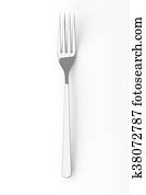 Silver spoon on a table