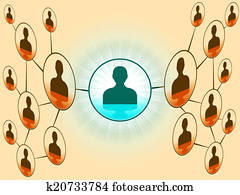 Social Media Indicates Connecting People And Facebook Social Media Indicates Connecting People And Facebook