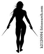 Woman Silhouette Woman Silhouette