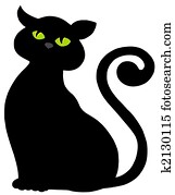 Cat silhouette Cat silhouette