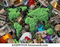 recycle, atliekas, un, noteiktais artikuls, vide