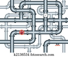 seamless maze of plumbing pipes seamless maze of plumbing pipes