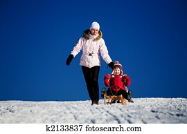 sledding