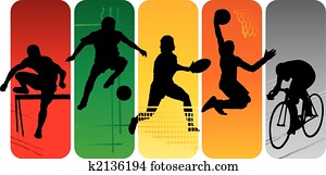 Sport silhouettes Sport silhouettes