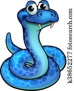 ציור היתולי, נחש