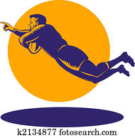 שחקן של ראגבי, doni, ברבור צולל, תמוך ב