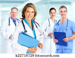 médico, doutores, equipe