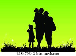 משפחה, צללית