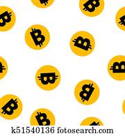 金, 圖案, 由于, bitcoin