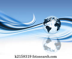 abstrakt, erdball, hintergrund