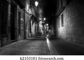 Alley at Night Alley at Night