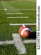 American Football on Field American Football on Field