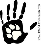 cão, -, melhor amigo homem