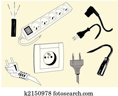 Electric wires and plugs