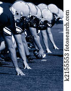Football linemen Football linemen