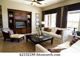 grande, sala de estar