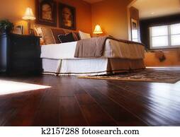 Hardwood flooring in bedroom Hardwood flooring in bedroom