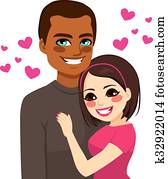 Interracial Couple Love