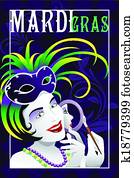 Mardi Gras poster Mardi Gras poster