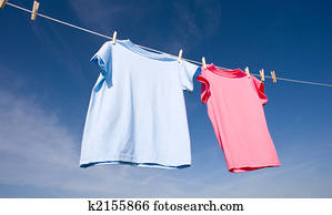 Pink and Blue T-Shirts