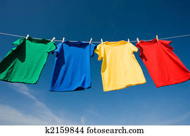 Primary Colored T-Shirts