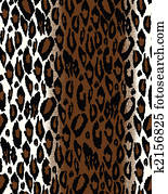 Seamless animal print pattern