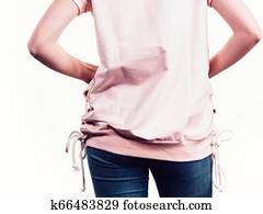 Woman wearing casual outfit