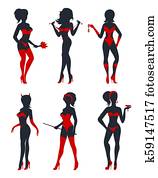 מיני, אישה, צלליות, קבע