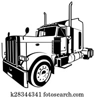 amerikanisch, lastwagen amerikanisch, lastwagen