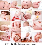 Baby and pregnancy collage Baby and pregnancy collage