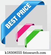 Colorful Corner Ribbon Set