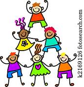 gemeinschaftsarbeit, kinder