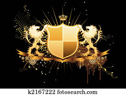heraldic shield heraldic shield