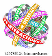 interacción, ciclo, clientes, audiencia, compromiso, discusión, comunicación