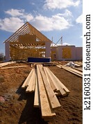 New house under construction