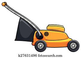 Rasenmäher Clip Art | 1000+ Rasenmäher Vektoren | Fotosearch