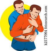 Adult heimlich maneuver Adult heimlich maneuver