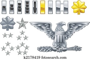 american army officer ranks insignia icons american army officer ranks insignia icons
