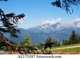 Beautiful alpine landscape in Austria