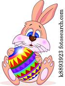 Funny easter rabbit Funny easter rabbit
